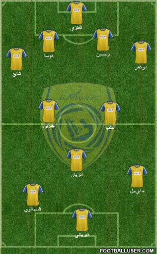 Al-Nassr (KSA) Formation 2014