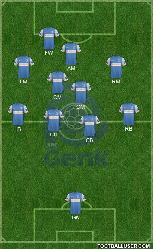 K Racing Club Genk Formation 2014