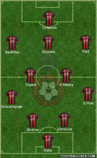 OGC Nice Côte d'Azur Formation 2014