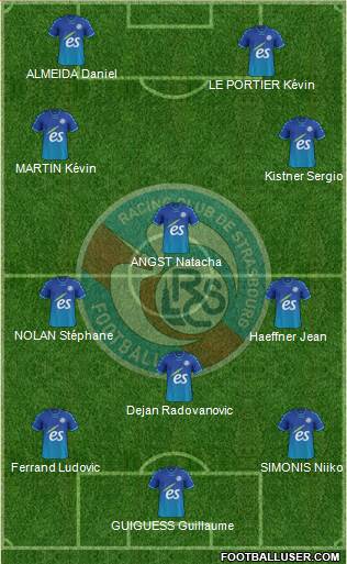 Racing Club de Strasbourg-Football Formation 2014