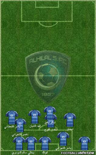 Al-Hilal (KSA) Formation 2014