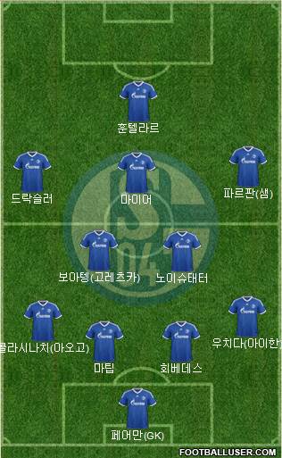 FC Schalke 04 Formation 2014