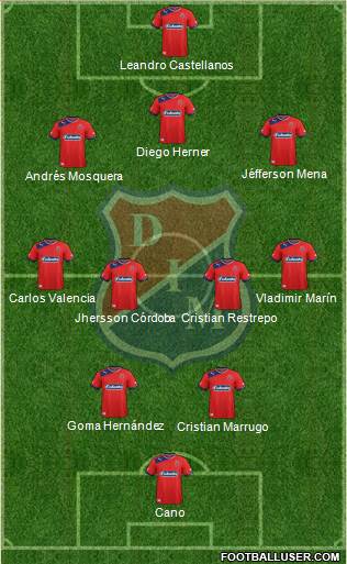 CD Independiente Medellín Formation 2014