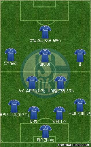 FC Schalke 04 Formation 2014