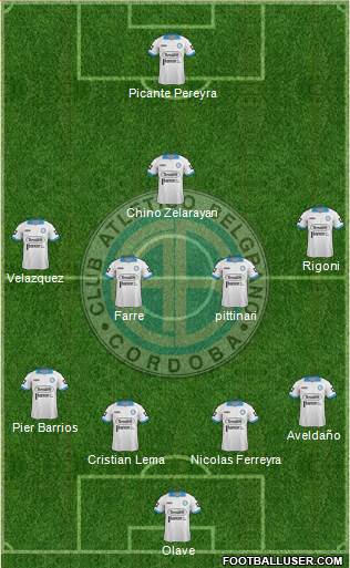 Belgrano de Córdoba Formation 2014