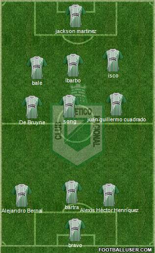 CDC Atlético Nacional Formation 2014