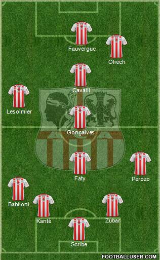 Athletic Club Ajaccien Football Formation 2014