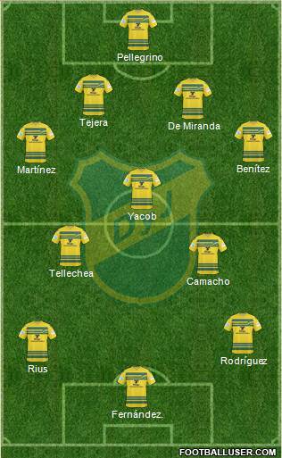 Defensa y Justicia Formation 2014