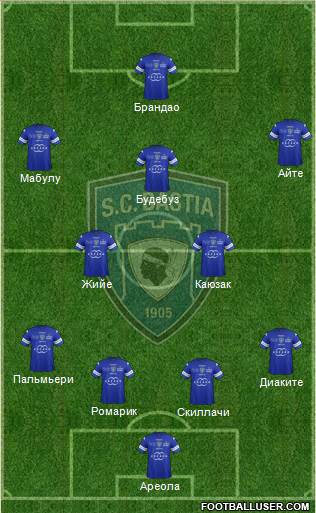 Sporting Club Bastia Formation 2014