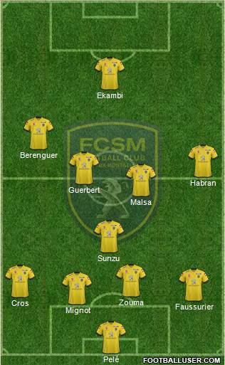 FC Sochaux-Montbéliard Formation 2014