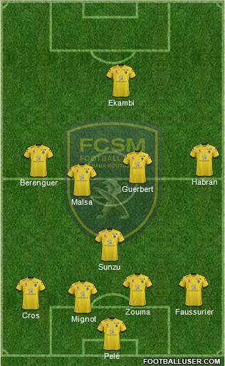 FC Sochaux-Montbéliard Formation 2014