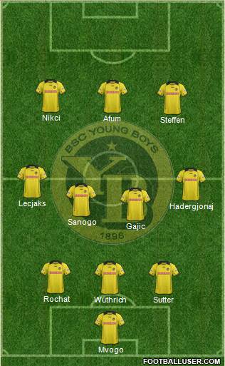 BSC Young Boys Formation 2014