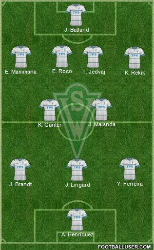 CD Santiago Wanderers S.A.D.P. Formation 2014