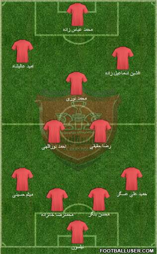 Persepolis Tehran Formation 2014