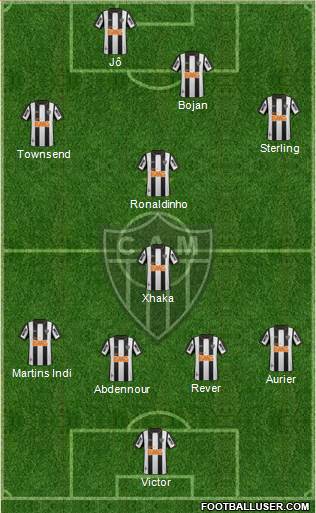 C Atlético Mineiro Formation 2014