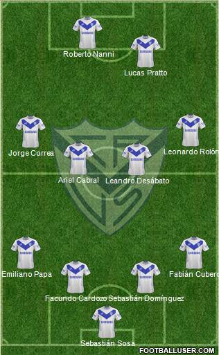 Vélez Sarsfield Formation 2014