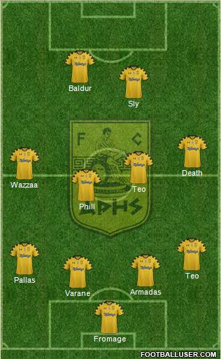 AS Aris Salonika Formation 2014