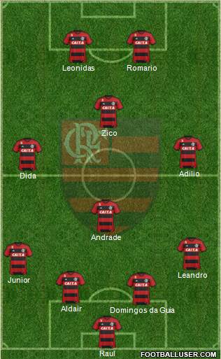 CR Flamengo Formation 2014