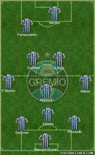 Grêmio FBPA Formation 2014