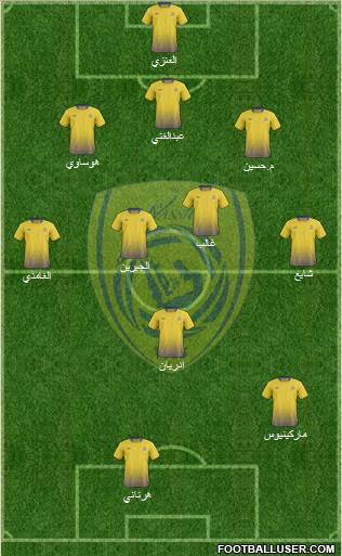 Al-Nassr (KSA) Formation 2014