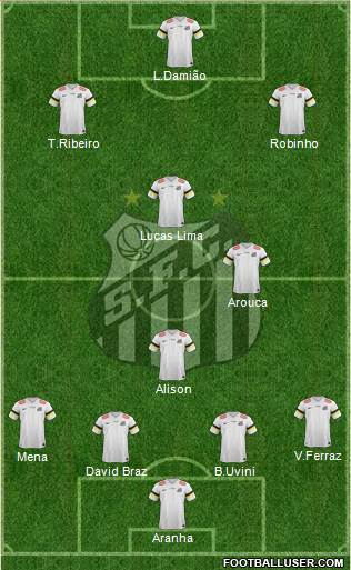 Santos FC Formation 2014