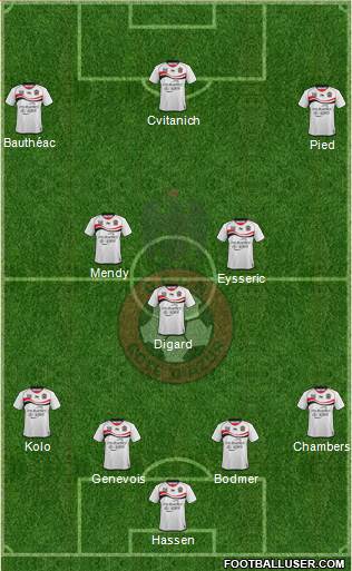 OGC Nice Côte d'Azur Formation 2014