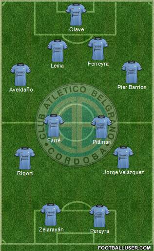 Belgrano de Córdoba Formation 2014