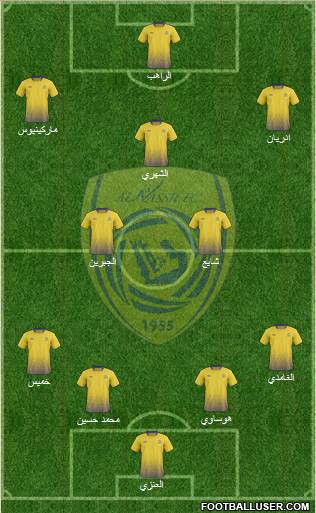 Al-Nassr (KSA) Formation 2014