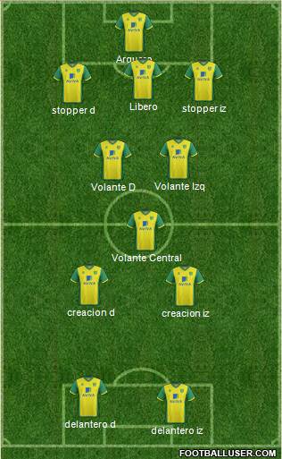 Norwich City Formation 2014