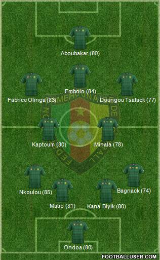 Cameroon Formation 2014