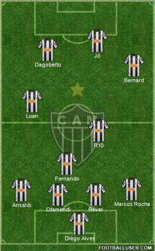 C Atlético Mineiro Formation 2014