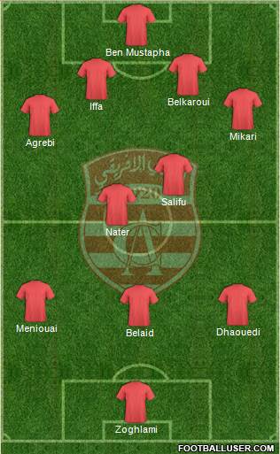 Club Africain Tunis Formation 2014