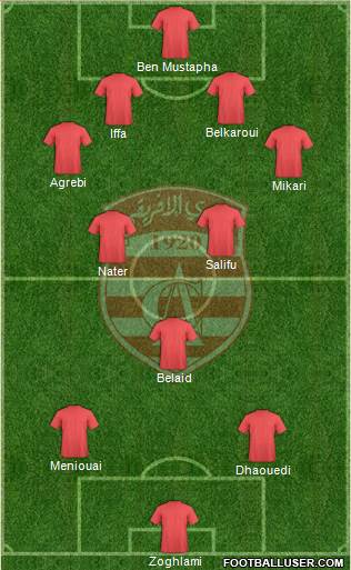 Club Africain Tunis Formation 2014