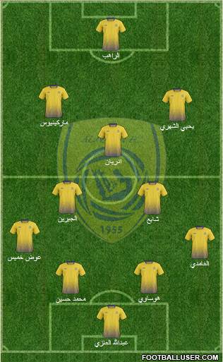 Al-Nassr (KSA) Formation 2014