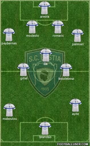 Sporting Club Bastia Formation 2014