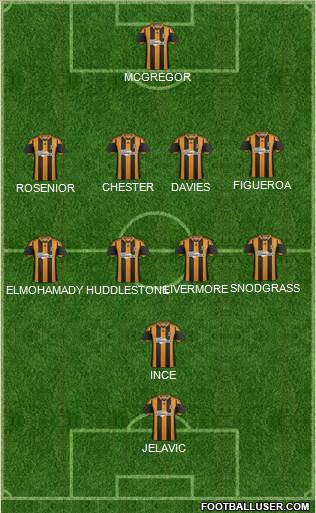 Hull City Formation 2014