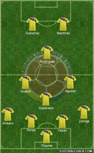 Colombia Formation 2014