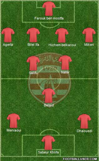 Club Africain Tunis Formation 2014