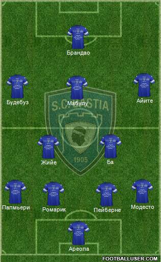 Sporting Club Bastia Formation 2014