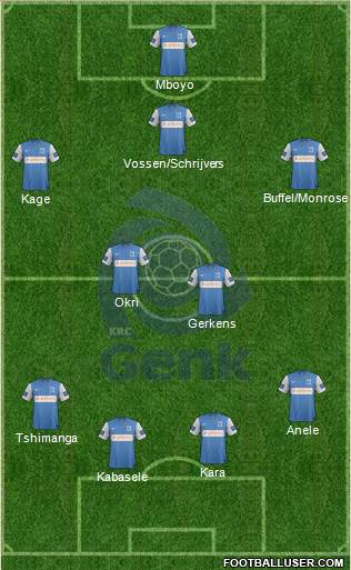 K Racing Club Genk Formation 2014