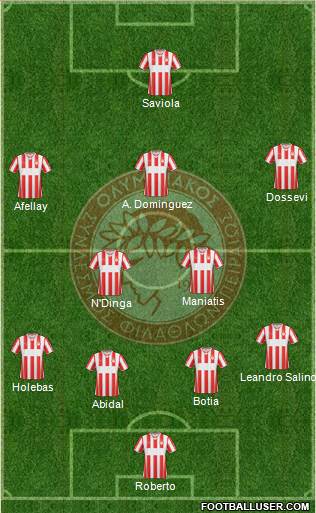 Olympiakos SF Piraeus Formation 2014