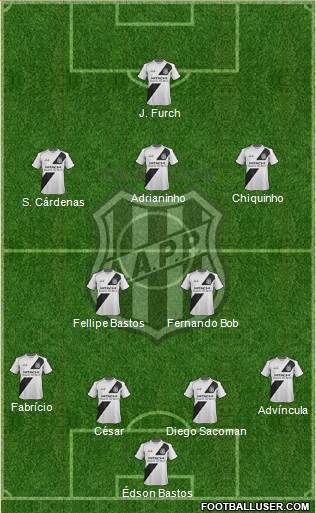 AA Ponte Preta Formation 2014