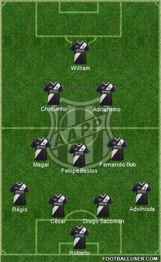 AA Ponte Preta Formation 2014