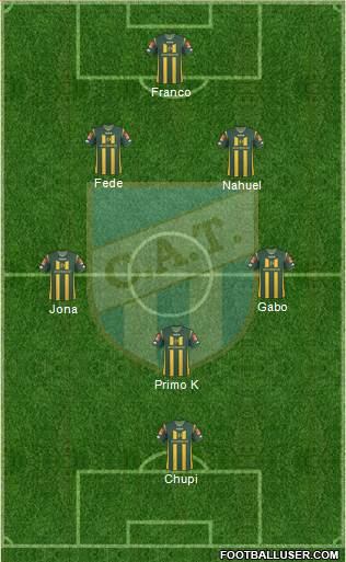 Atlético Tucumán Formation 2014