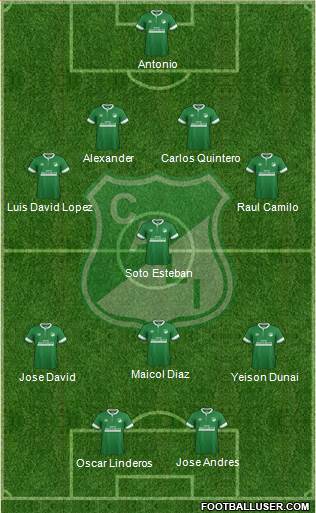 AC Deportivo Cali Formation 2014