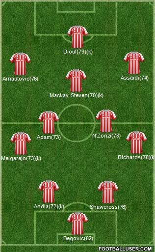 Stoke City Formation 2014