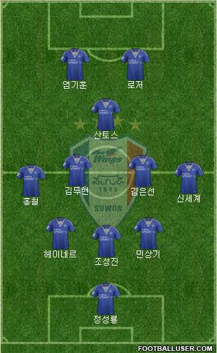 Suwon Samsung Blue Wings Formation 2014