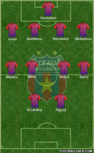 FC Steaua Bucharest Formation 2014