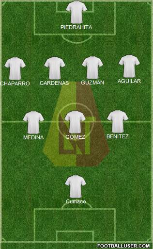 CC Deportes Tolima Formation 2014