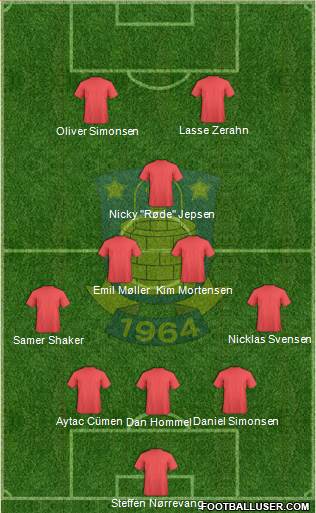 Brøndbyernes Idrætsforening Formation 2014